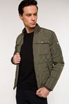 Slim Fit Haki Mont